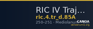 RIC IV Trajan Decius 85A — CANOA