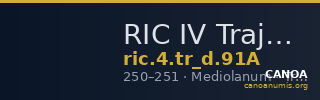 RIC IV Trajan Decius 91A — CANOA