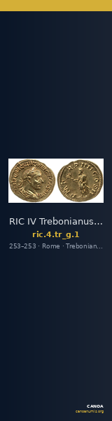 RIC IV Trebonianus Gallus 1 — CANOA
