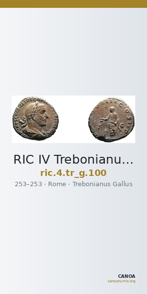RIC IV Trebonianus Gallus 100 — CANOA