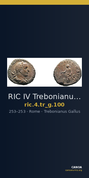RIC IV Trebonianus Gallus 100 — CANOA