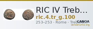 RIC IV Trebonianus Gallus 100 — CANOA