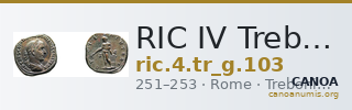 RIC IV Trebonianus Gallus 103 — CANOA