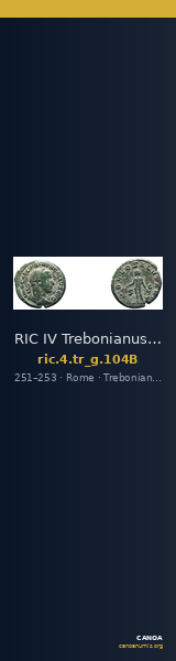 RIC IV Trebonianus Gallus 104B — CANOA