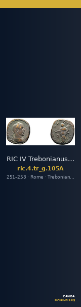 RIC IV Trebonianus Gallus 105A — CANOA