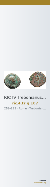RIC IV Trebonianus Gallus 107 — CANOA