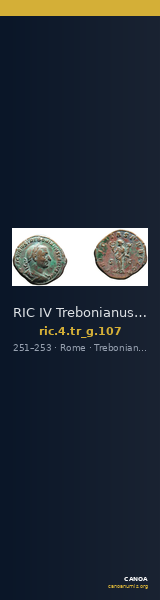 RIC IV Trebonianus Gallus 107 — CANOA