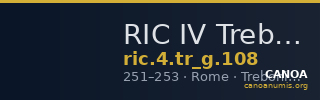 RIC IV Trebonianus Gallus 108 — CANOA