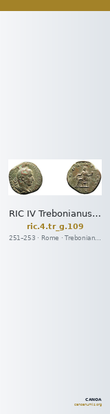 RIC IV Trebonianus Gallus 109 — CANOA