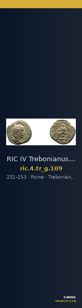 RIC IV Trebonianus Gallus 109 — CANOA