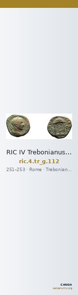 RIC IV Trebonianus Gallus 112 — CANOA