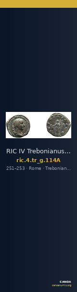 RIC IV Trebonianus Gallus 114A — CANOA