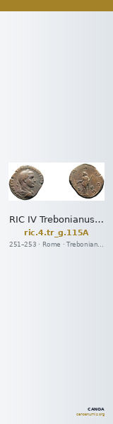 RIC IV Trebonianus Gallus 115A — CANOA