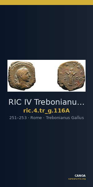 RIC IV Trebonianus Gallus 116A — CANOA