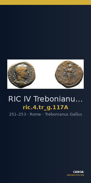 RIC IV Trebonianus Gallus 117A — CANOA