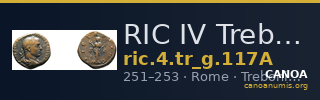 RIC IV Trebonianus Gallus 117A — CANOA
