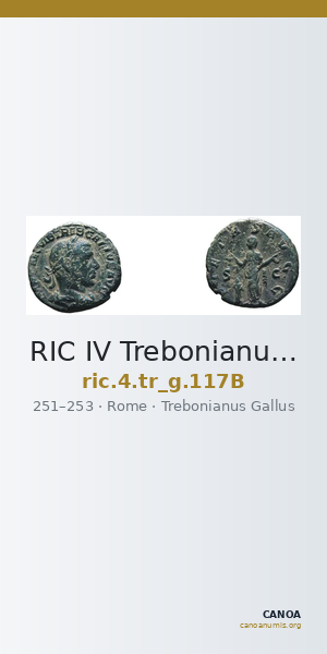 RIC IV Trebonianus Gallus 117B — CANOA