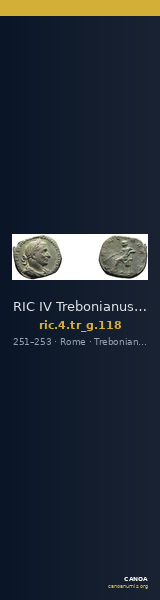 RIC IV Trebonianus Gallus 118 — CANOA