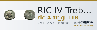 RIC IV Trebonianus Gallus 118 — CANOA
