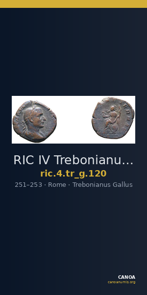 RIC IV Trebonianus Gallus 120 — CANOA