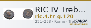 RIC IV Trebonianus Gallus 120 — CANOA