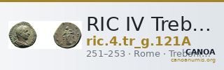 RIC IV Trebonianus Gallus 121A — CANOA