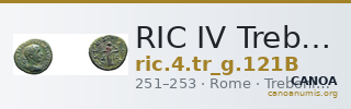 RIC IV Trebonianus Gallus 121B — CANOA