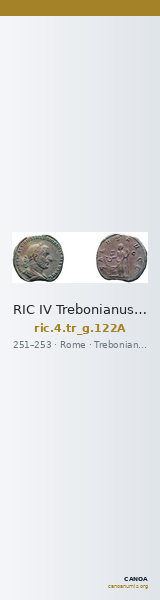 RIC IV Trebonianus Gallus 122A — CANOA