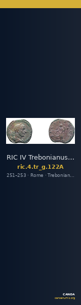 RIC IV Trebonianus Gallus 122A — CANOA