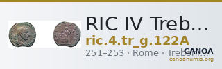 RIC IV Trebonianus Gallus 122A — CANOA