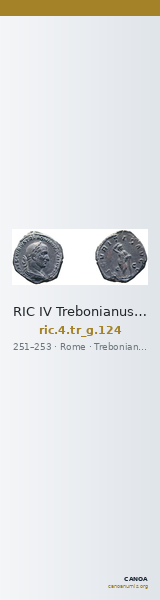 RIC IV Trebonianus Gallus 124 — CANOA