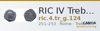 RIC IV Trebonianus Gallus 124 — CANOA