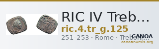 RIC IV Trebonianus Gallus 125 — CANOA