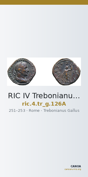 RIC IV Trebonianus Gallus 126A — CANOA