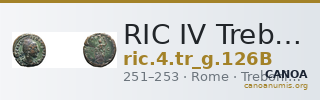 RIC IV Trebonianus Gallus 126B — CANOA