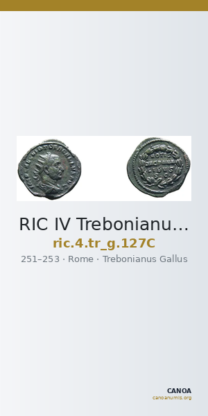 RIC IV Trebonianus Gallus 127C — CANOA