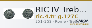 RIC IV Trebonianus Gallus 127C — CANOA