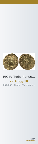 RIC IV Trebonianus Gallus 18 — CANOA
