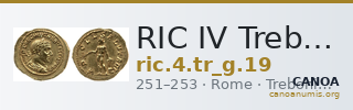 RIC IV Trebonianus Gallus 19 — CANOA
