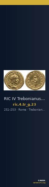 RIC IV Trebonianus Gallus 23 — CANOA