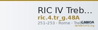 RIC IV Trebonianus Gallus 48A — CANOA