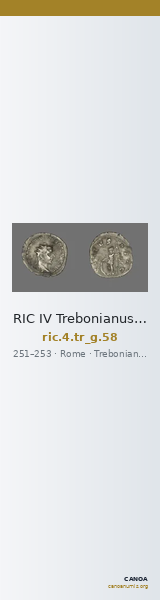 RIC IV Trebonianus Gallus 58 — CANOA