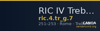 RIC IV Trebonianus Gallus 7 — CANOA