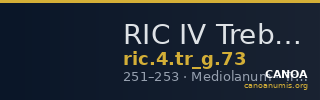 RIC IV Trebonianus Gallus 73 — CANOA