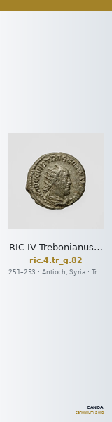 RIC IV Trebonianus Gallus 82 — CANOA
