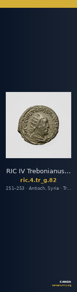 RIC IV Trebonianus Gallus 82 — CANOA