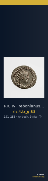 RIC IV Trebonianus Gallus 83 — CANOA