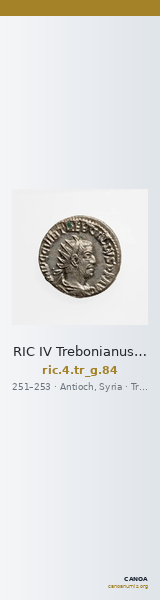 RIC IV Trebonianus Gallus 84 — CANOA