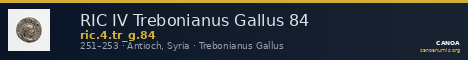 RIC IV Trebonianus Gallus 84 — CANOA