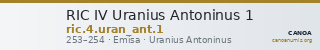 RIC IV Uranius Antoninus 1 — CANOA